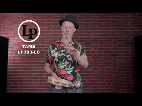 Latin Percussion Tambourine Pro 10 in Single Row Tambourin - Aluminium (LP380A-AL)