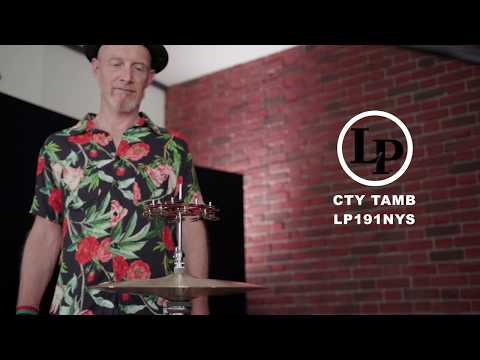 Latin Percussion Tambourine City Hi-Hat Jingle Ring - Double row (LP191NYD)