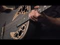 Adamas E-Acoustic Guitar ADAMAS U581T-FM Mid-Depth Non-Cutaway - Black Satin Copper Metal Flake (U581T-FM-G)