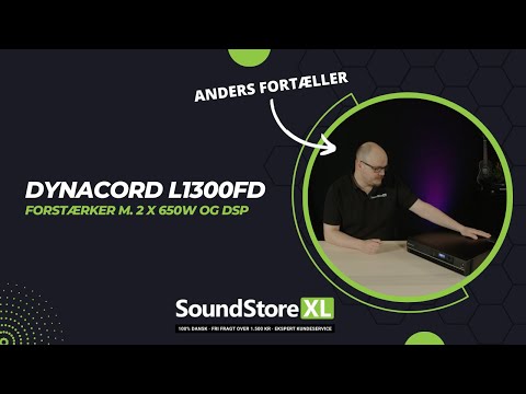 Dynacord L1300FD - Digital Forstærker (2x650W, DSP)