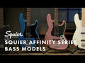 Fender Squier Affinity Jaguar El-Bas (Charcoal Frost Metallic)