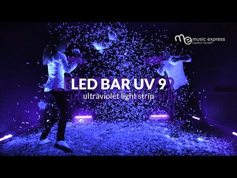 Light4Me LED Bar UV 9 + Hvid
