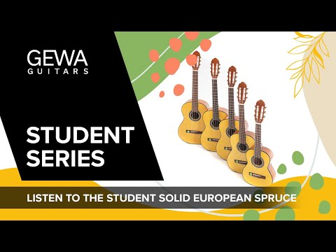 GEWA Classical guitar Student Solid Top - 3/4 Natural