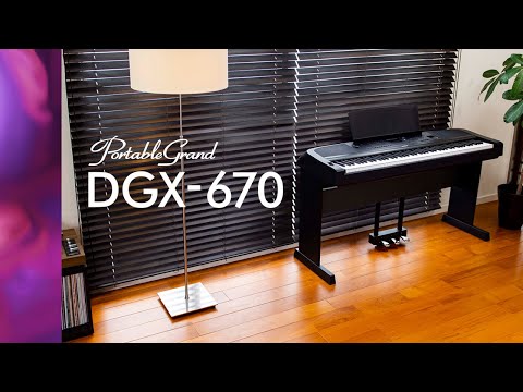Yamaha DGX670B El Klaver (Sort)