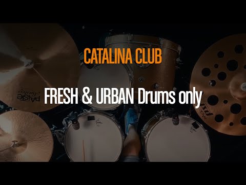 Gretsch shell set Catalina Club - Gloss Crimson Burst (CT1-R424-GCB)