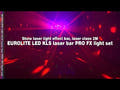 Eurolite 2x LED KLS Laser Bar PRO + Easy Show + 2x M-4 Stativ