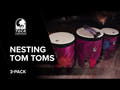 Toca Nesting Drums Tom Tom Freestyle II - 12" (TF2NT-12WP)