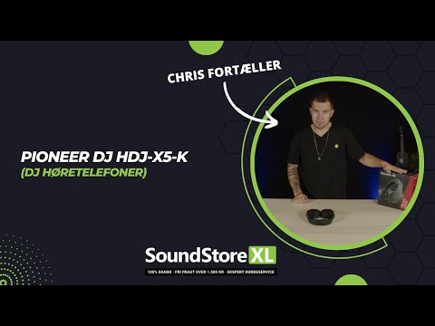 Pioneer DJ HDJ-X5 K DJ-Høretelefoner (Sort)