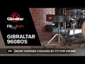 Gibraltar Drum Throne 9000 Series - 9608OS