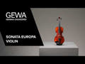 GEWA Sonata Europa violin 1/4 med formet kasse og massaranduba-bue