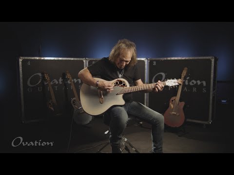 Adamas E-Acoustic Guitar 2087GT Deep Contour Cutaway - Reverse Beige Burst (2087GT-7-G)