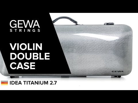 GEWA Violin double case Idea 2.7 - Titanium