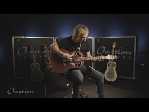 Adamas E-Acoustic Guitar 1687GT Deep Non-Cutaway - Reverse Red Burst (1687GT-2-G)