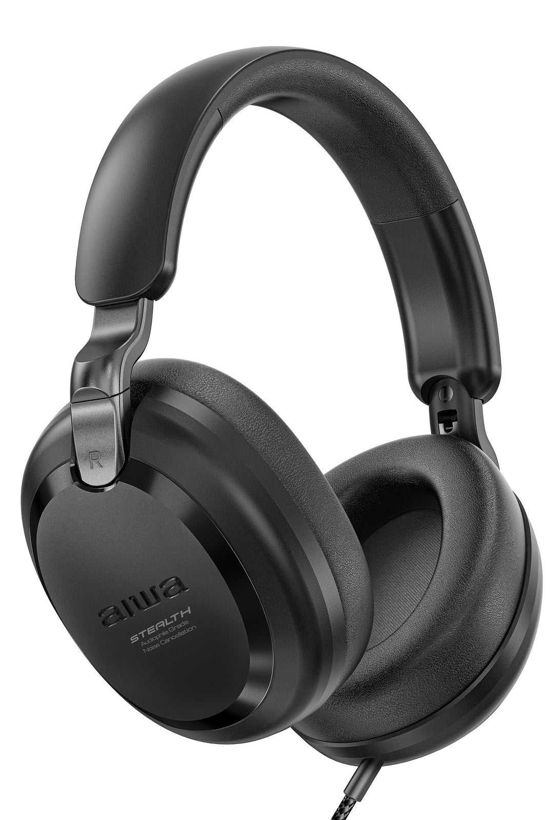 Aiwa HD-450BK trådløse hovedtelefoner, Sort