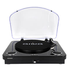 AIWA LPS-25 Pladespiller – Bluetooth, USB & FM, sort
