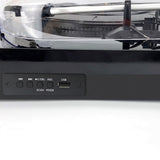 AIWA LPS-25 Pladespiller – Bluetooth, USB & FM, sort
