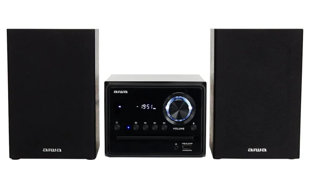 AIWA MCBT-350 Micro Hi-Fi Anlæg 20W med Bluetooth, CD, FM og USB