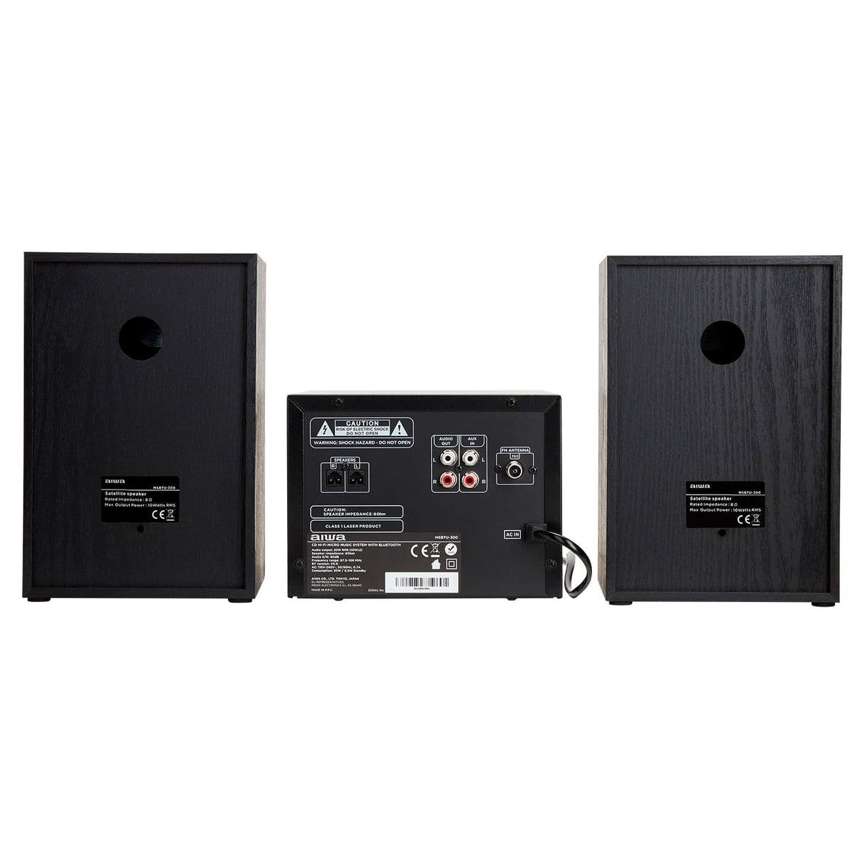 AIWA MCBT-350 Micro Hi-Fi Anlæg 20W med Bluetooth, CD, FM og USB