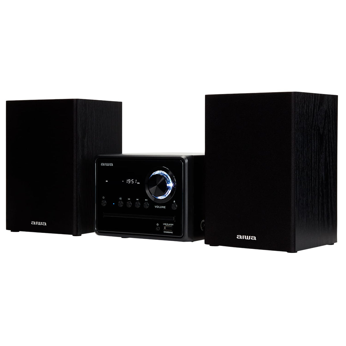 AIWA MCBT-350 Micro Hi-Fi Anlæg 20W med Bluetooth, CD, FM og USB