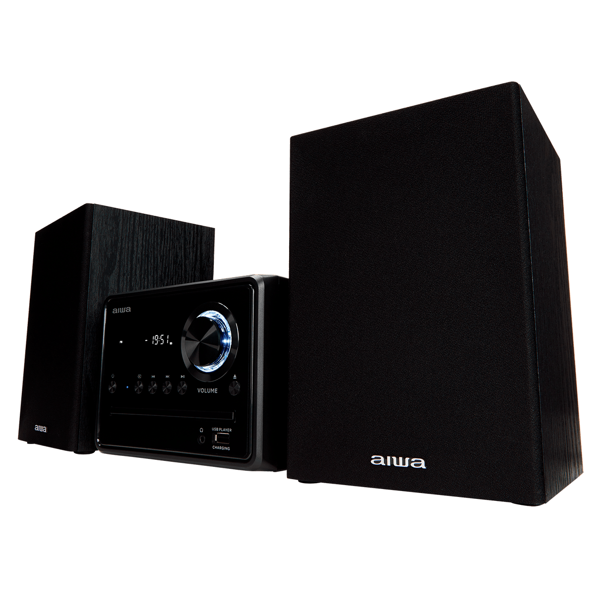 AIWA MCBT-350 Micro Hi-Fi Anlæg 20W med Bluetooth, CD, FM og USB