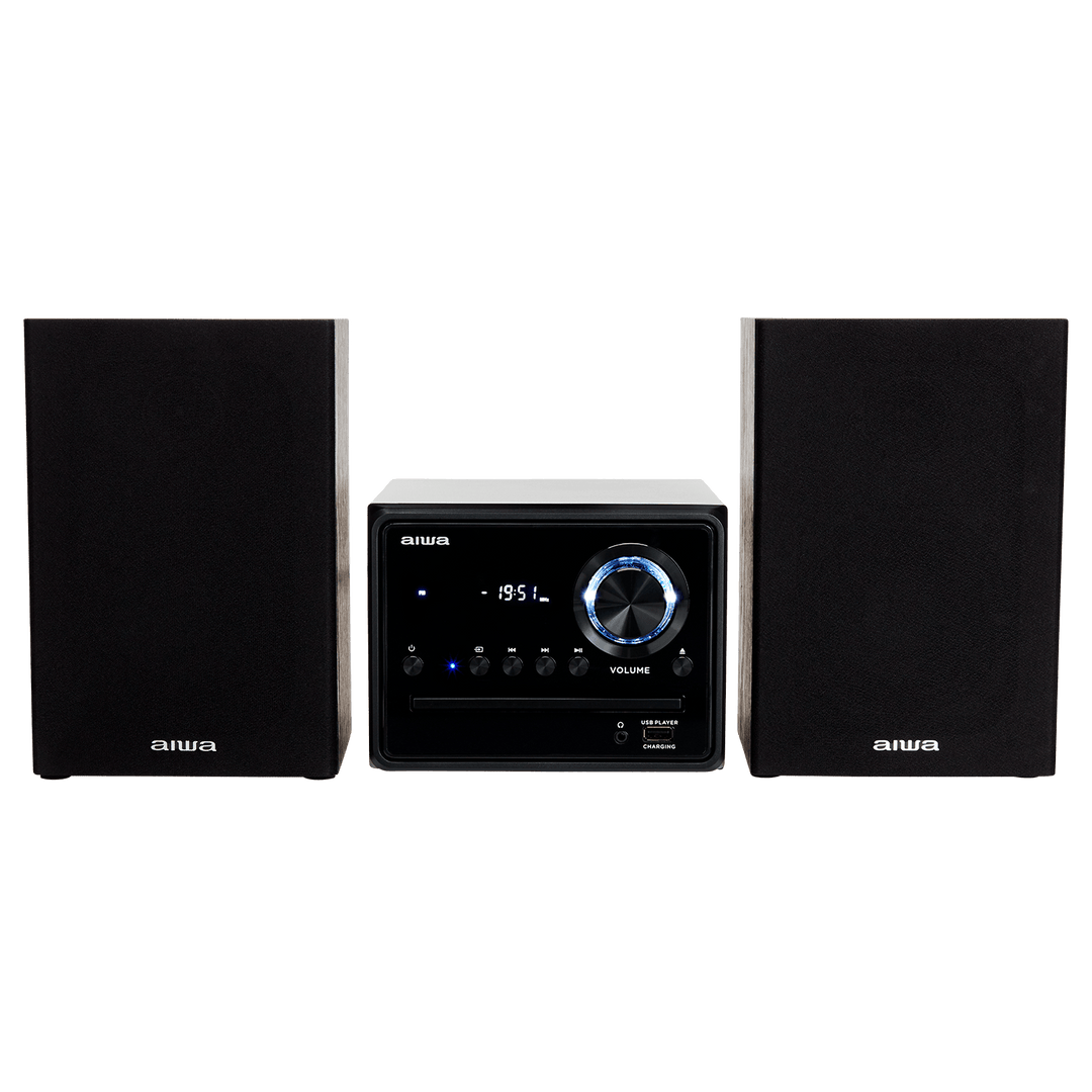 AIWA MCBT-350 Micro Hi-Fi Anlæg 20W med Bluetooth, CD, FM og USB