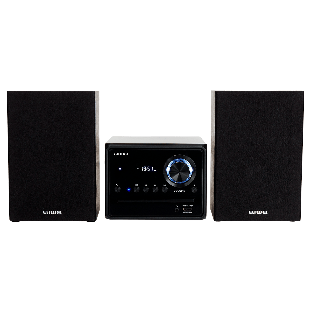 AIWA MCBT-350 Micro Hi-Fi Anlæg 20W med Bluetooth, CD, FM og USB