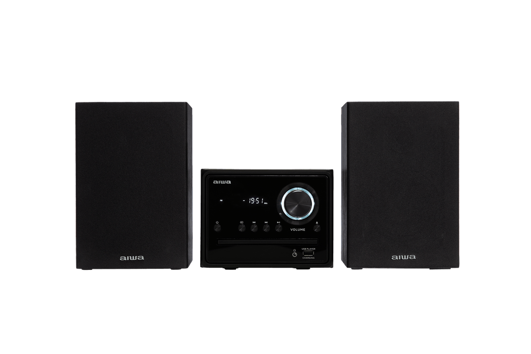 AIWA MCBT-350 Micro Hi-Fi Anlæg 20W med Bluetooth, CD, FM og USB