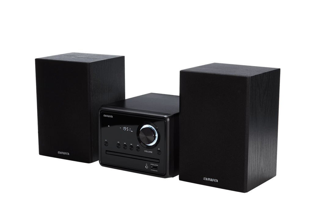 AIWA MCBT-350 Micro Hi-Fi Anlæg 20W med Bluetooth, CD, FM og USB