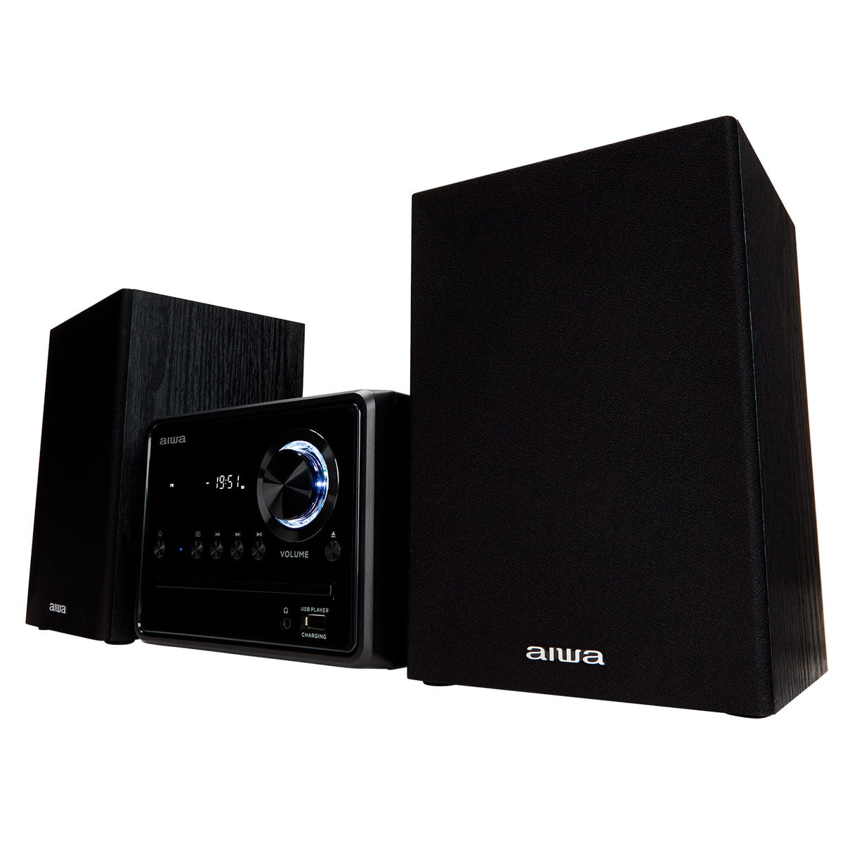 AIWA MCBT-350 Micro Hi-Fi Anlæg 20W med Bluetooth, CD, FM og USB