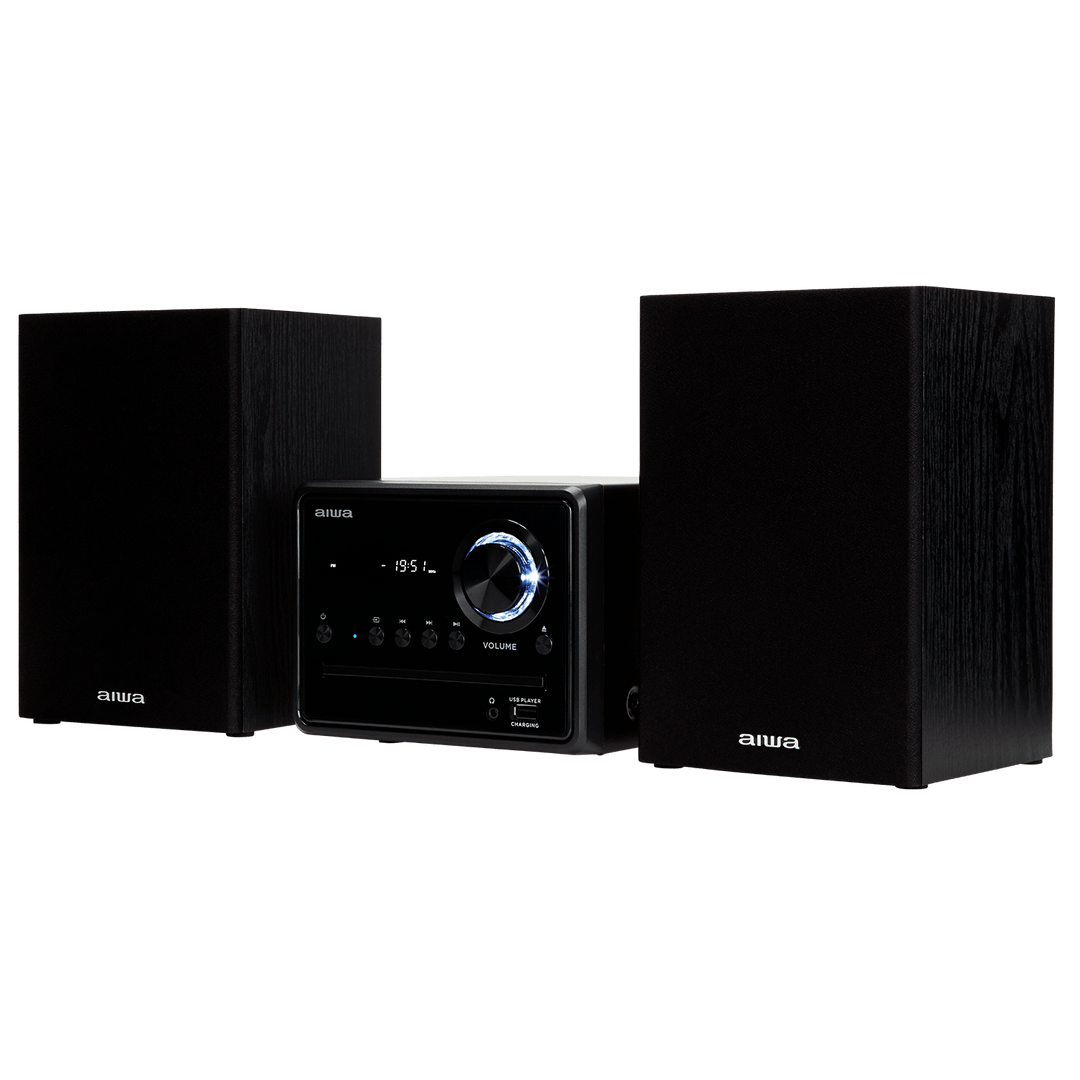 AIWA MCBT-350 Micro Hi-Fi Anlæg 20W med Bluetooth, CD, FM og USB