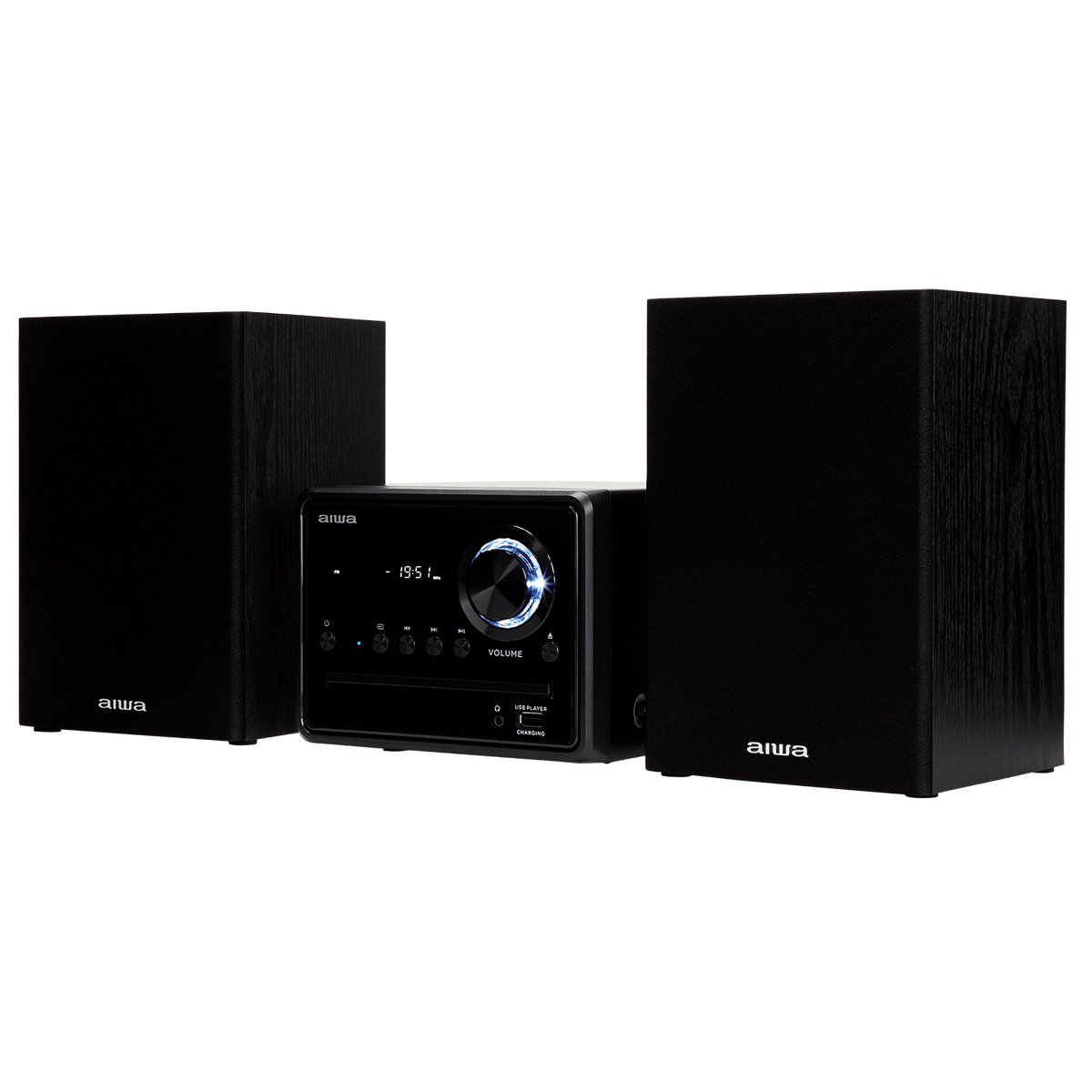 AIWA MCBT-350 Micro Hi-Fi Anlæg 20W med Bluetooth, CD, FM og USB