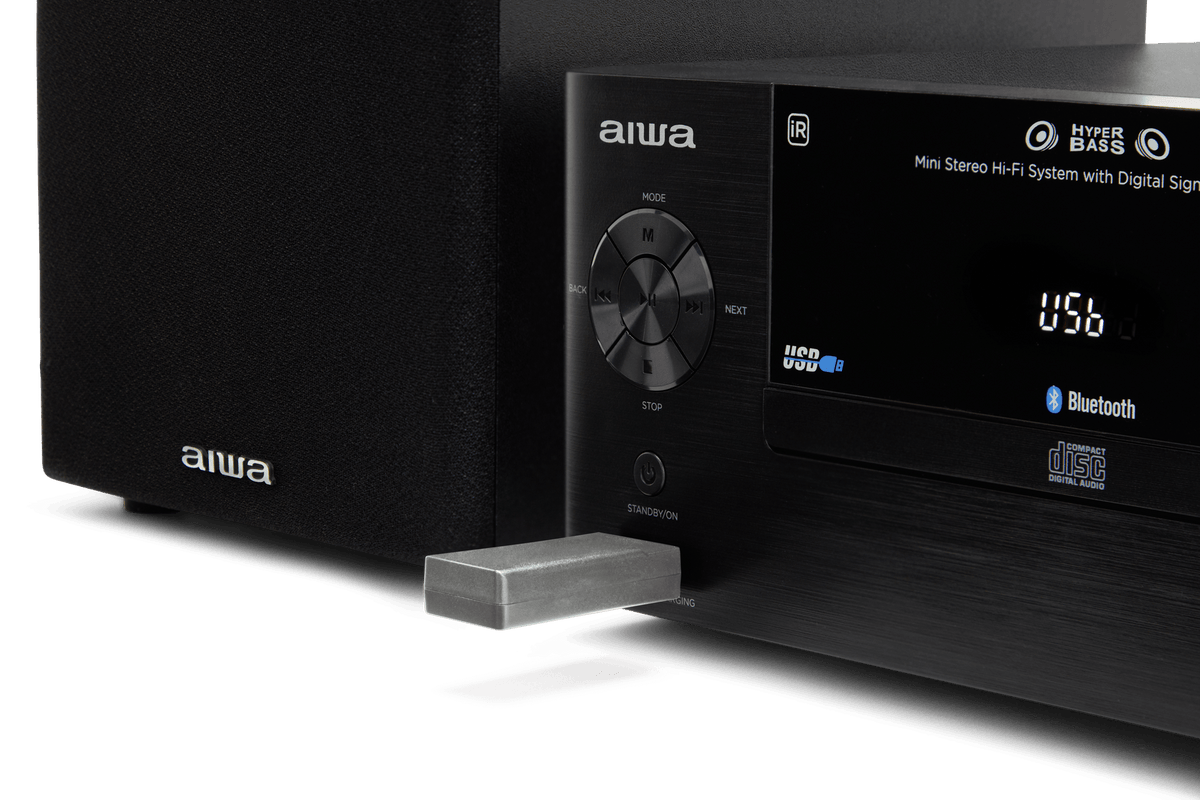 AIWA MCBT-550 Mini Hi-Fi – 50W, Bluetooth, CD & FM
