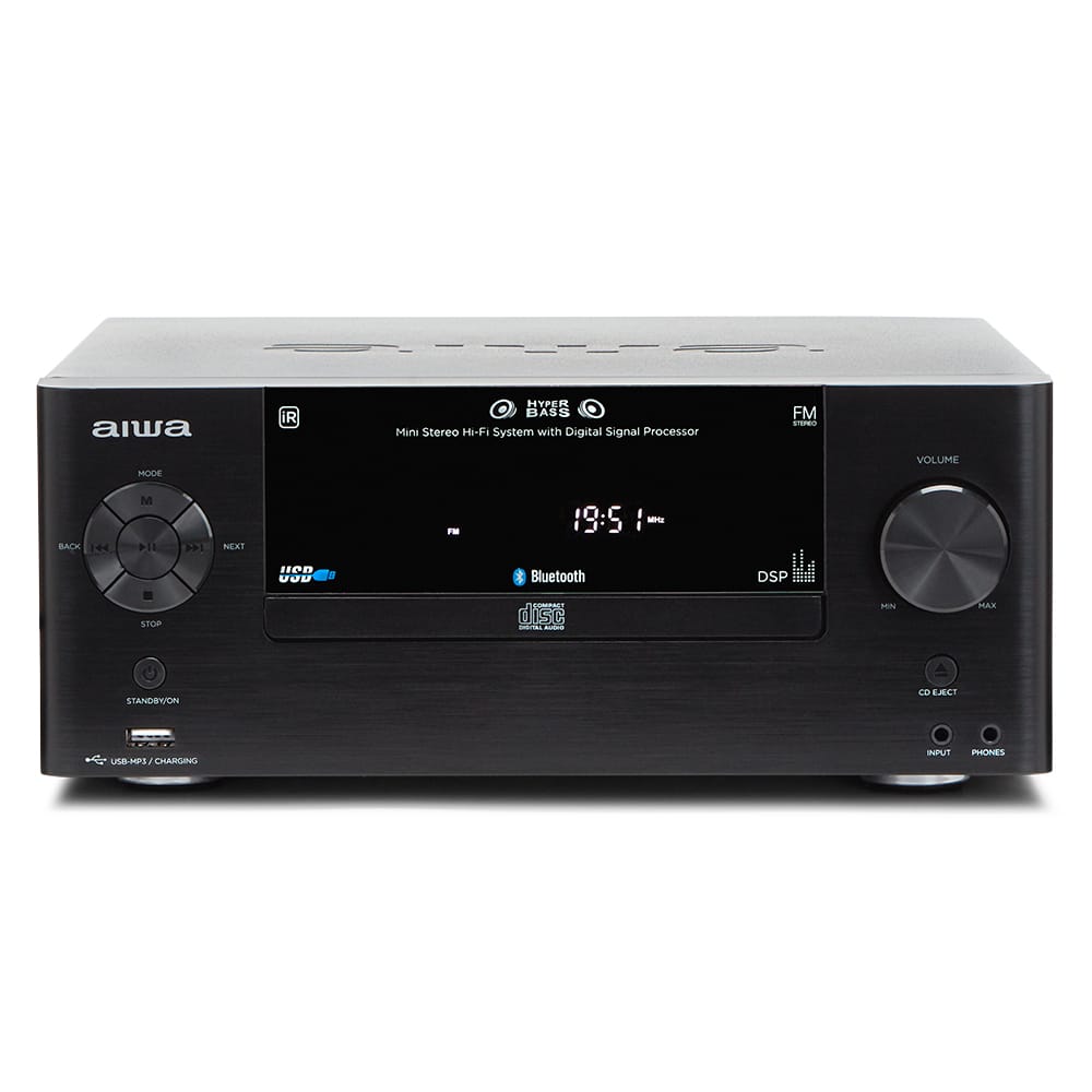 AIWA MCBT-550 Mini Hi-Fi – 50W, Bluetooth, CD & FM