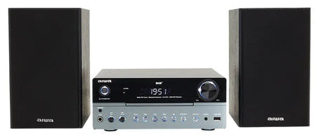AIWA MCBT-750 Micro Hi-Fi Anlæg 50W med Bluetooth, DAB+, CD og USB