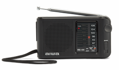 AIWA RS-10 Lommeradio med AM/FM, FM DX og Høretelefoner