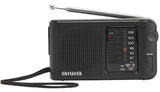 AIWA RS-10 Lommeradio med AM/FM, FM DX og Høretelefoner