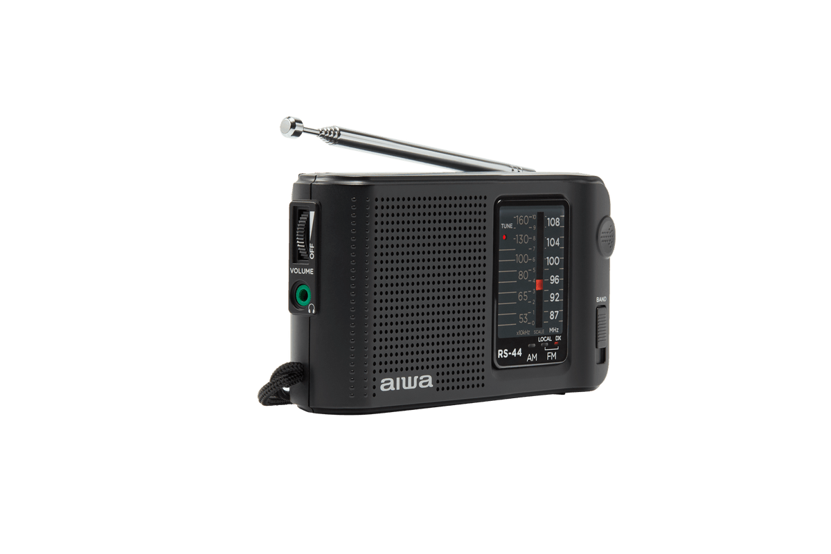 AIWA RS-10 Lommeradio med AM/FM, FM DX og Høretelefoner