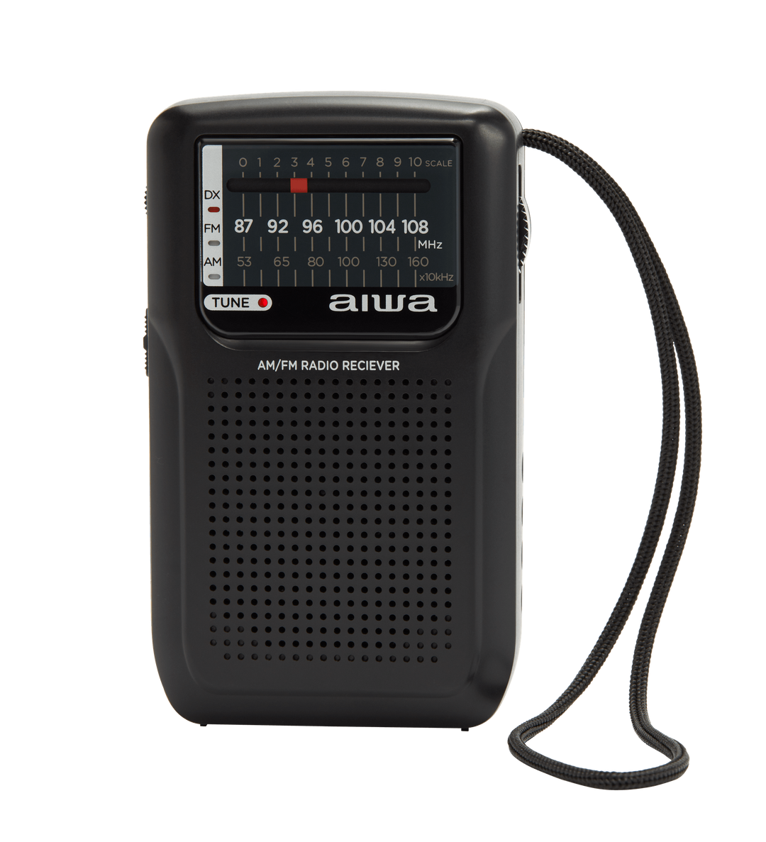 AIWA RS-20 Lommeradio med AM/FM, FM DX og Høretelefoner