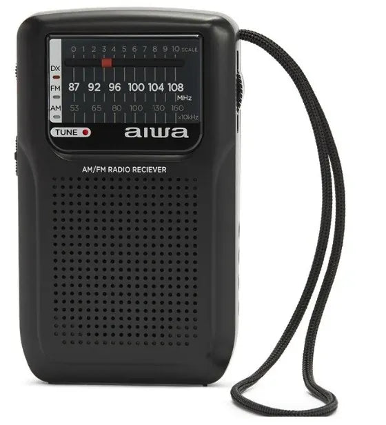 AIWA RS-20 Lommeradio med AM/FM, FM DX og Høretelefoner