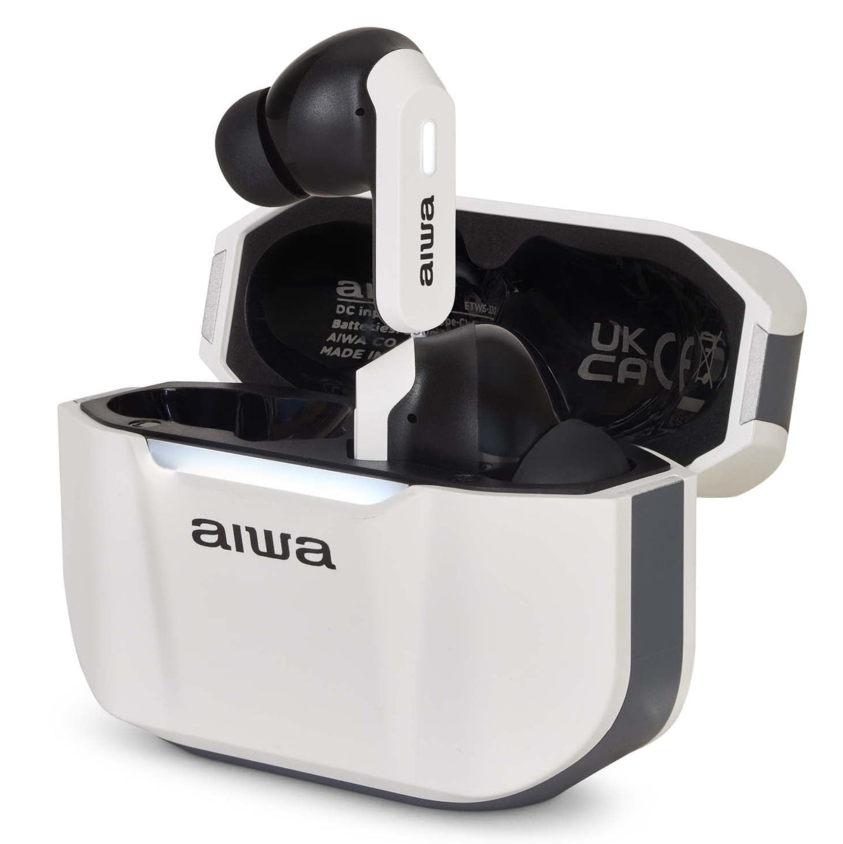 Aiwa ETWS-330WT TWS-øretelefoner, Hvid