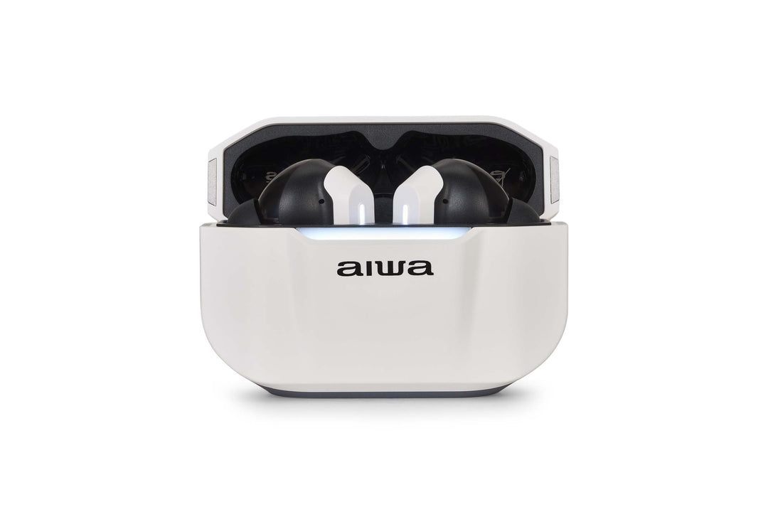 Aiwa ETWS-330WT TWS-øretelefoner, Hvid