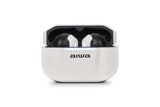 Aiwa ETWS-330WT TWS-øretelefoner, Hvid
