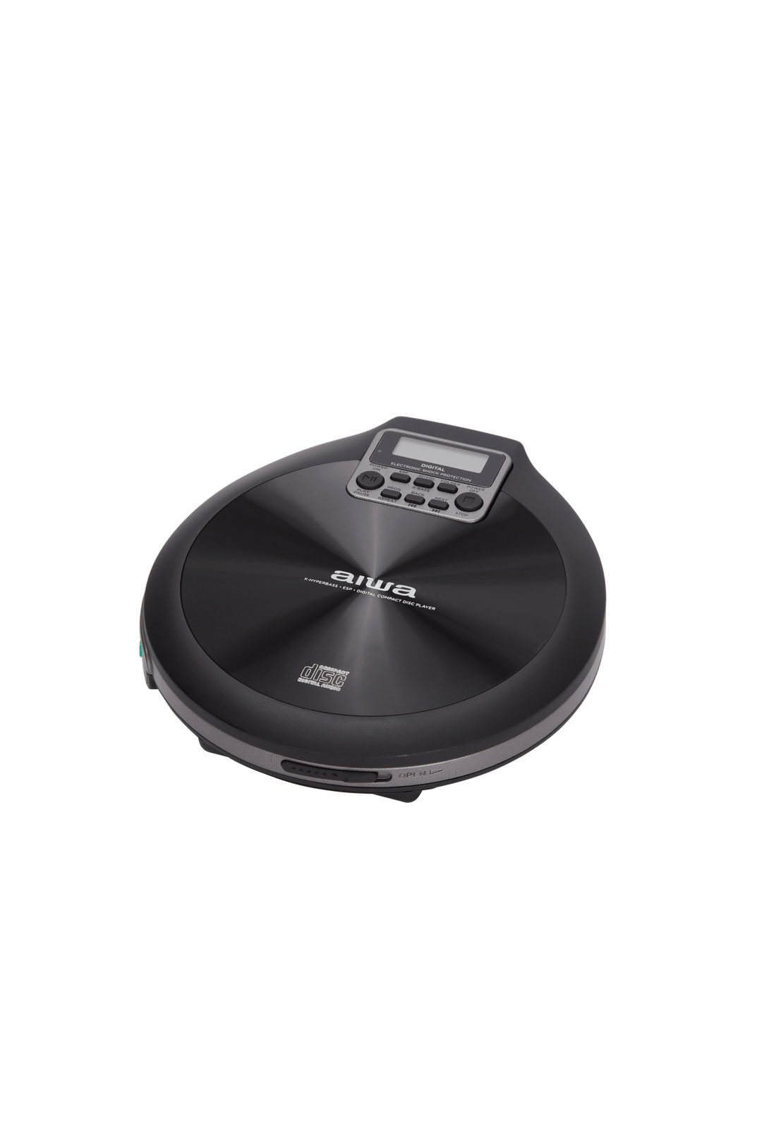 AIWA PCP-850 Bærbar CD-afspiller – MP3 & Anti-Shock, sort