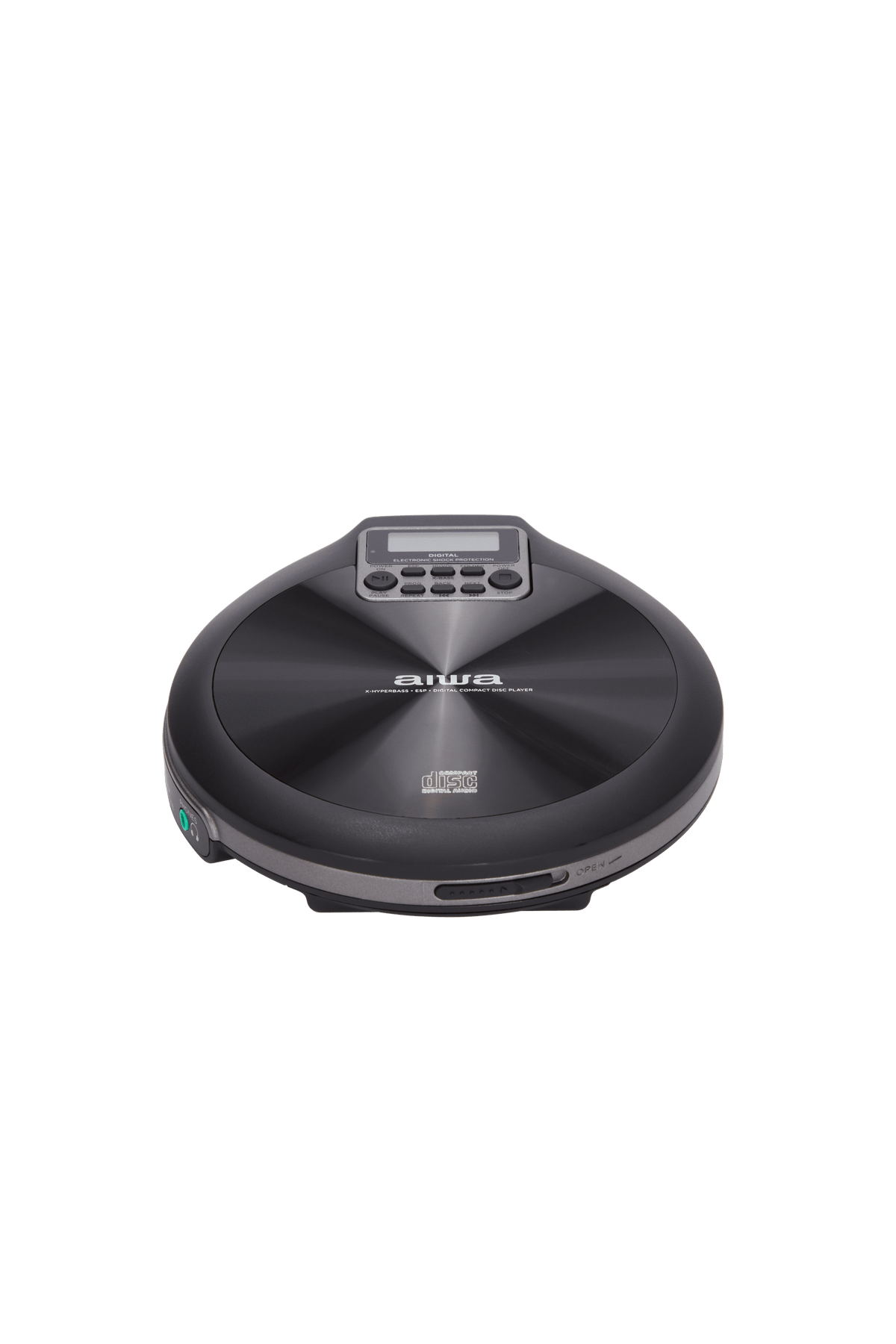 AIWA PCP-850 Bærbar CD-afspiller – MP3 & Anti-Shock, sort