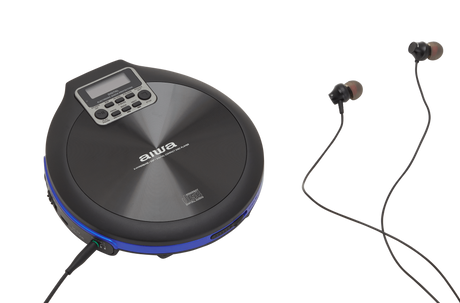 AIWA PCP-850 Bærbar CD-afspiller – MP3 & Anti-Shock, blå