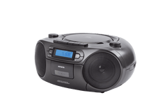 AIWA RC-250 Boombox – CD, Kassette, Bluetooth & FM, sort