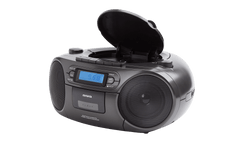 AIWA RC-250 Boombox – CD, Kassette, Bluetooth & FM, sort