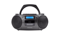 AIWA RC-250 Boombox – CD, Kassette, Bluetooth & FM, sort