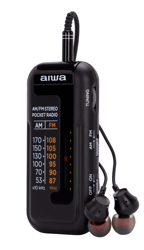 Aiwa RM-10BK bærbar radio, Sort