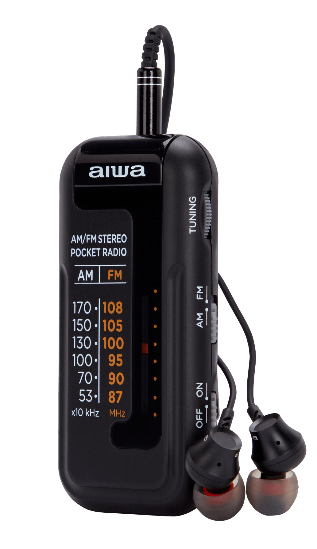 Aiwa RM-10BK bærbar radio, Sort
